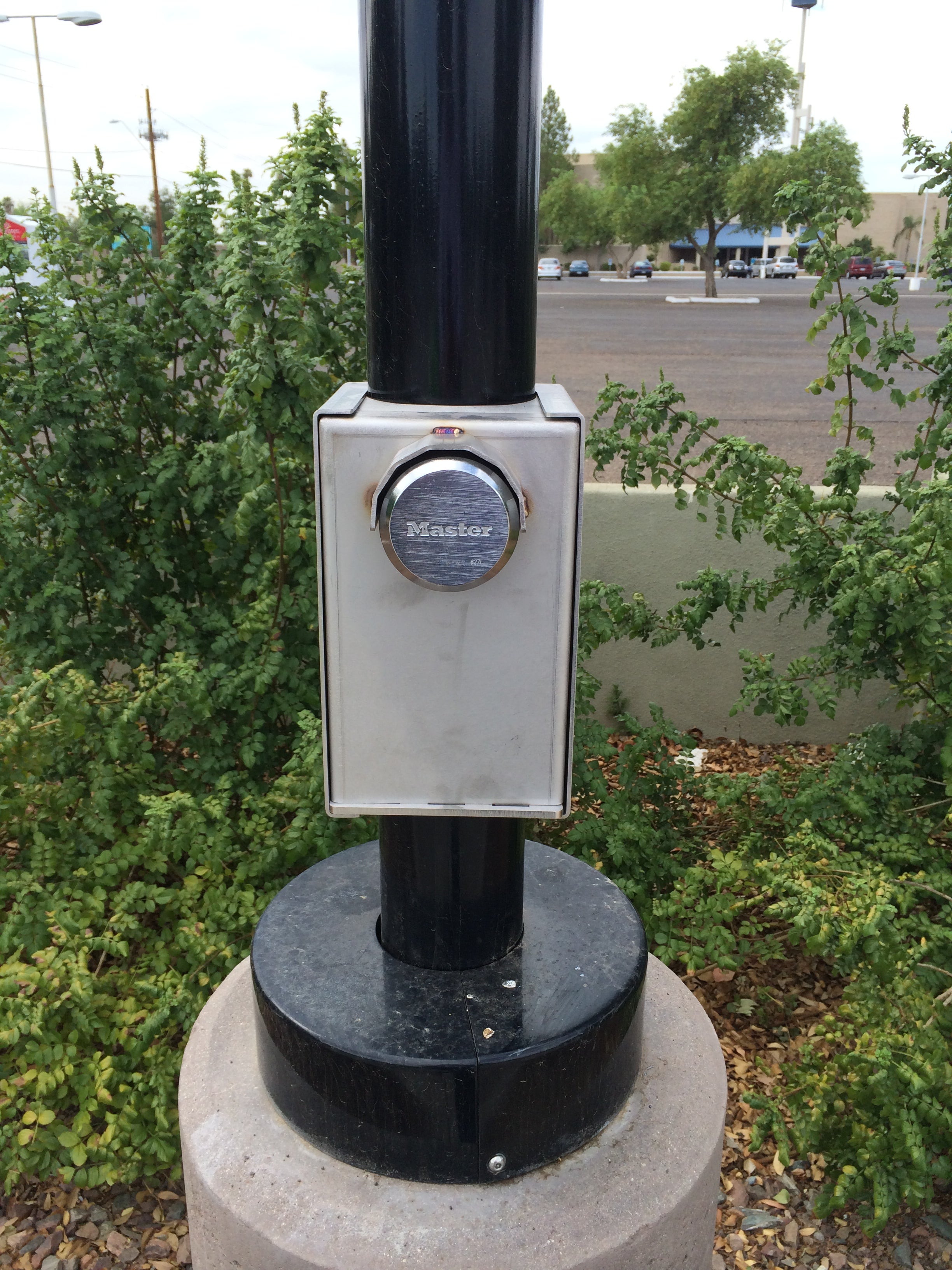Light Pole Lock - End Metal Theft